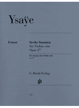 Six Sonatas op. 27 for Violin solo